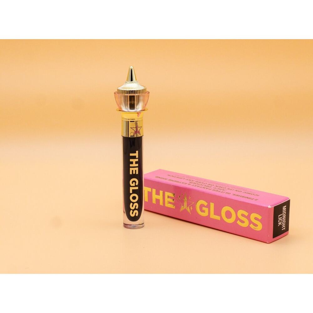 Jeffree Star Lip Gloss Midnight Lick Glitter & Extreme Shine 0.15 oz BNIB